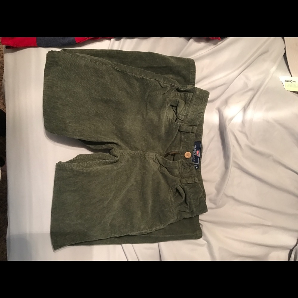 Vineyard Vines Green corduroy pants NWOT