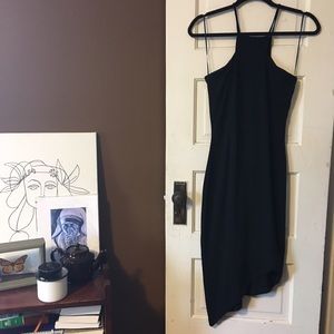 Fun asymmetric bodycon dress