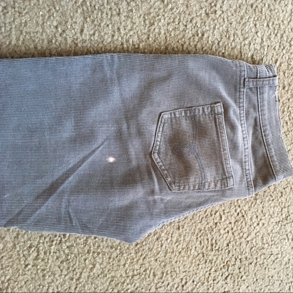 Gray corduroy flare pants - Picture 3 of 6