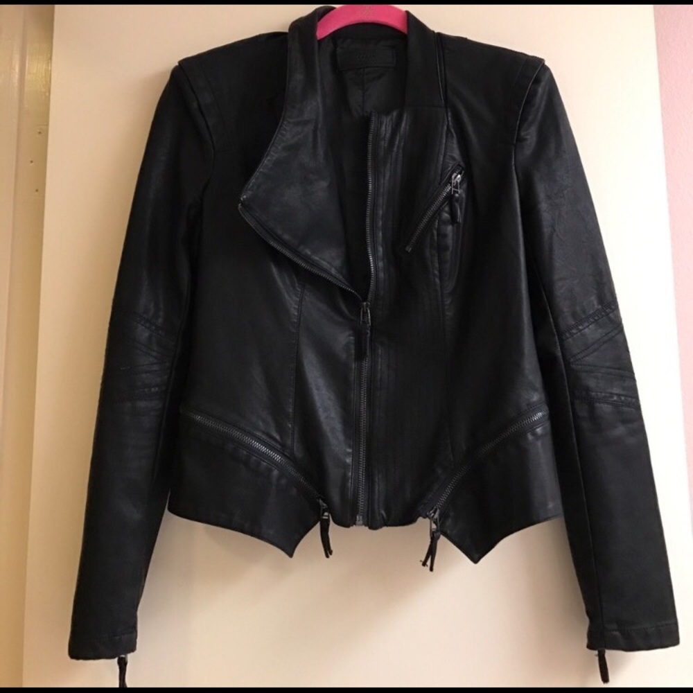 Blank NYC Faux Leather Moto Jacket