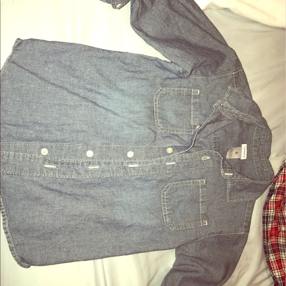 Boys Carter brand denim button down