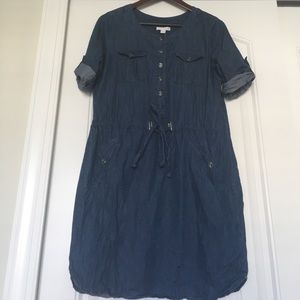 Chambray Shirt Dress