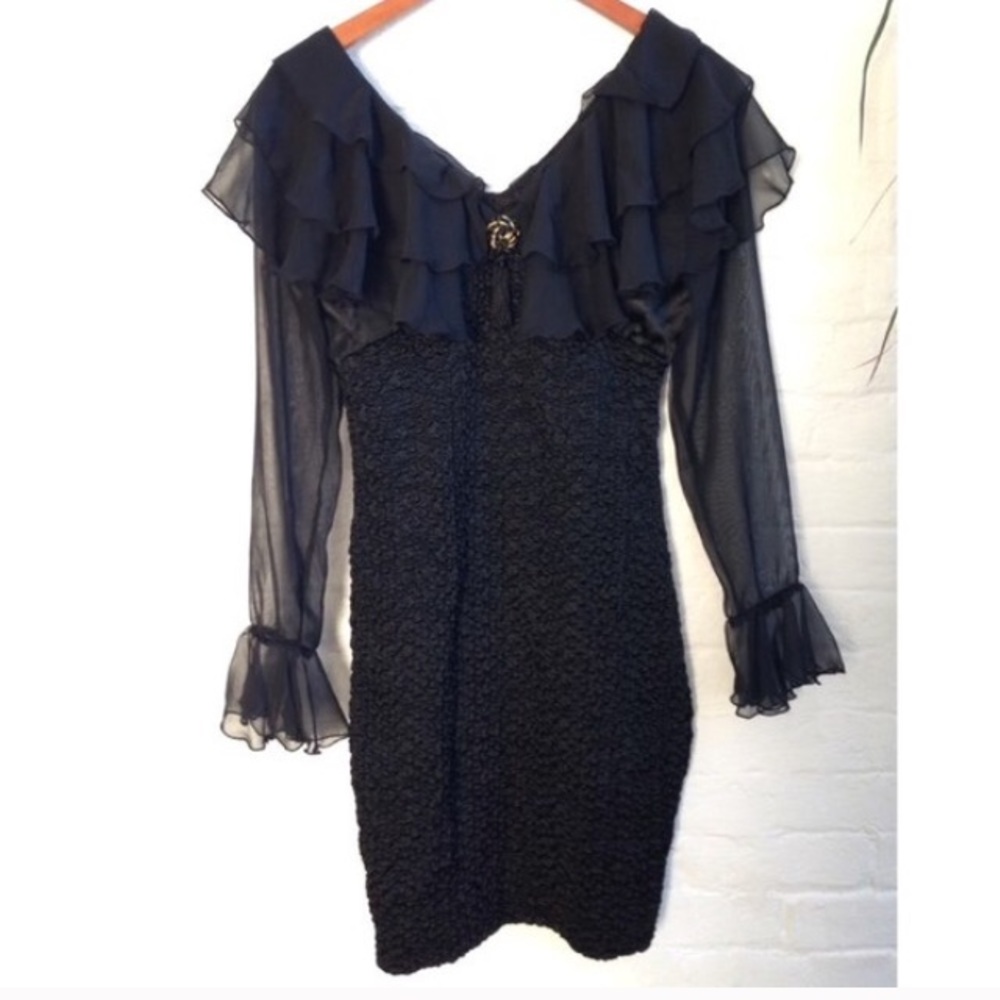 Vintage 90s unique bodycon dress