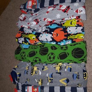 6 Carters Brand Footie PJs! EUC