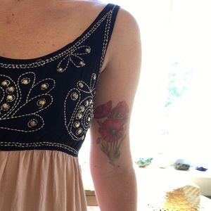 Angie Dress with embroidered detail