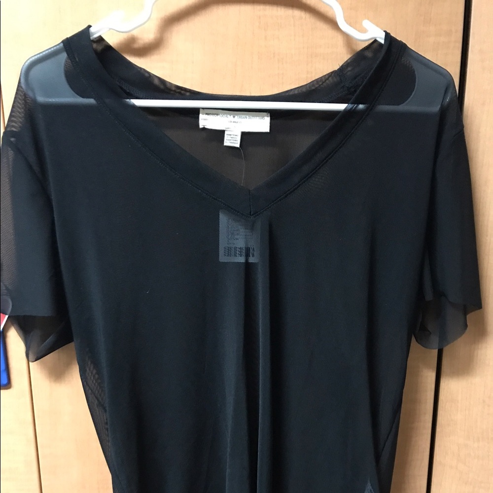 Urban Outfitters Mesh V-neck