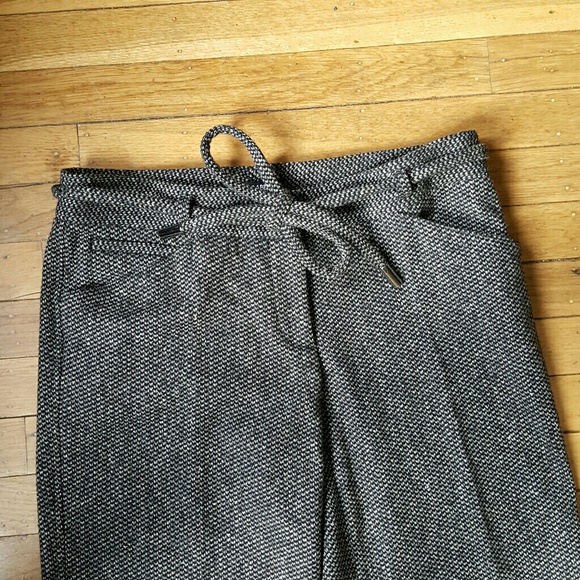 Dolce & Gabbana Pants - Dolce & Gabbana tweed trousers pants cuffed 4 Tall