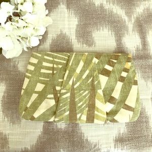 Kaia Peterka palm print clutch purse