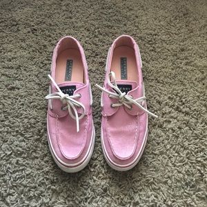 Sparkly Pink Sperry Top Sider