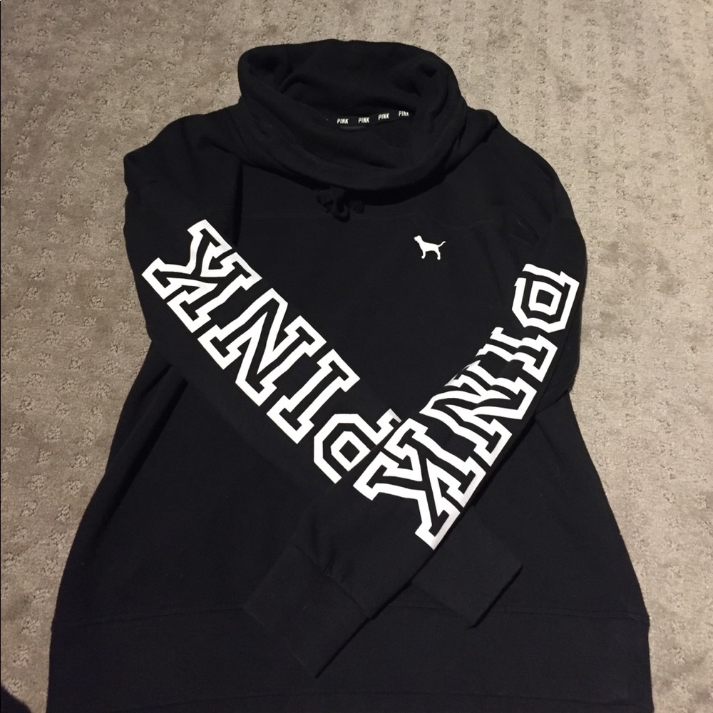 Pink sweatshirt-NOT FOR SALE- holding