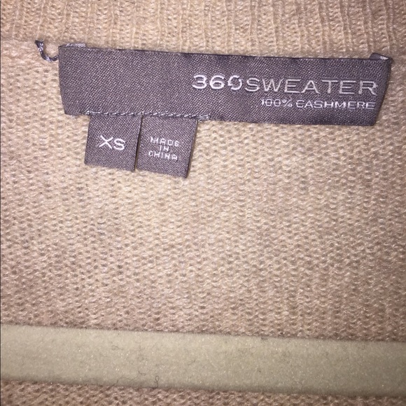100% Cashmere Color block Sweater - Picture 3 of 4