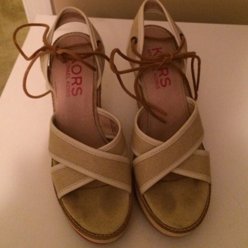 Authentic MK wedges size 8