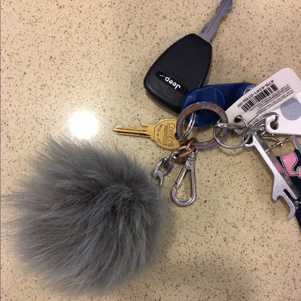 Michael Kors Furry Key Chain