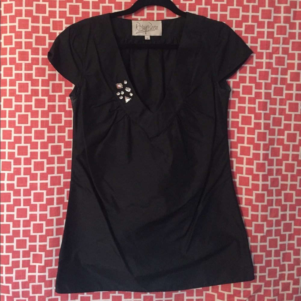 Rory Beca Silk Embellished Top