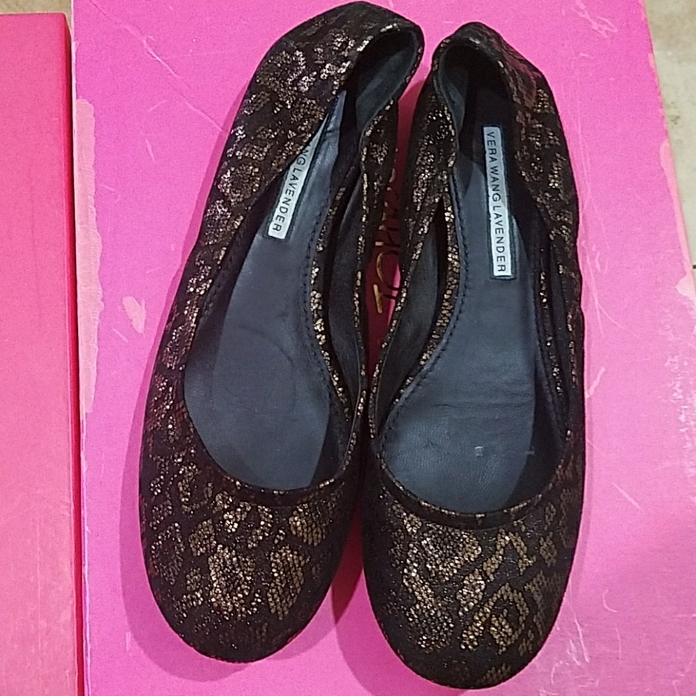 Vera wang lavender flats