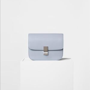 Celine box light blue 2017spring shoulder bag