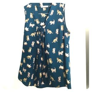 Adorable kitten print too XS