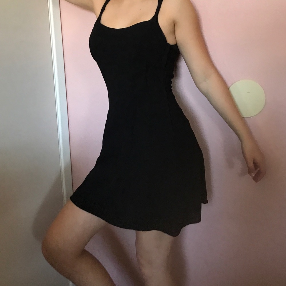 Mini black dress