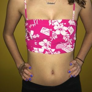 Pink croptop