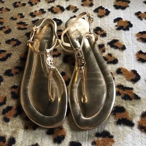 Authentic Tory Burch Gold sandals