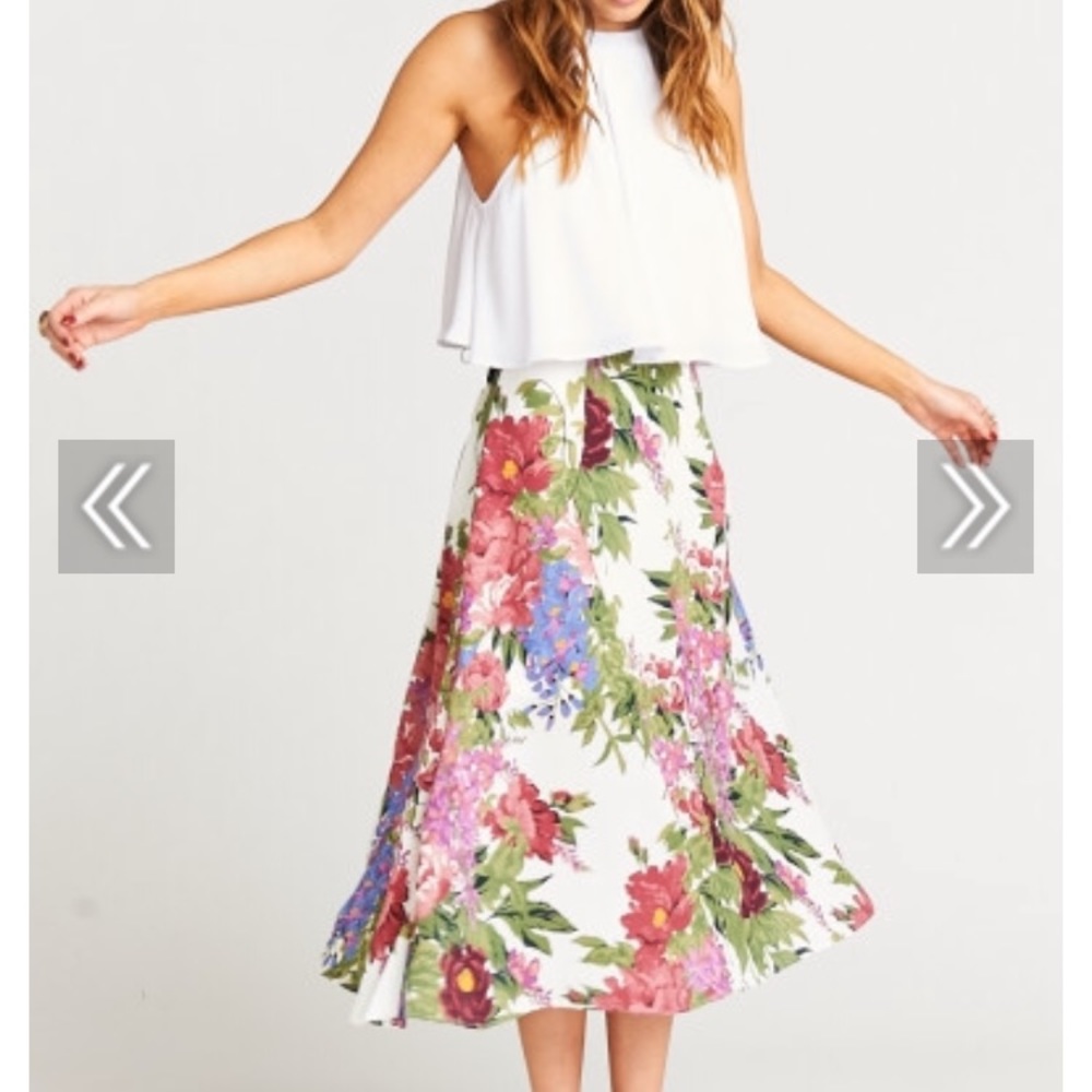 Mumu Duchess Darling Tea Party Midi Skirt