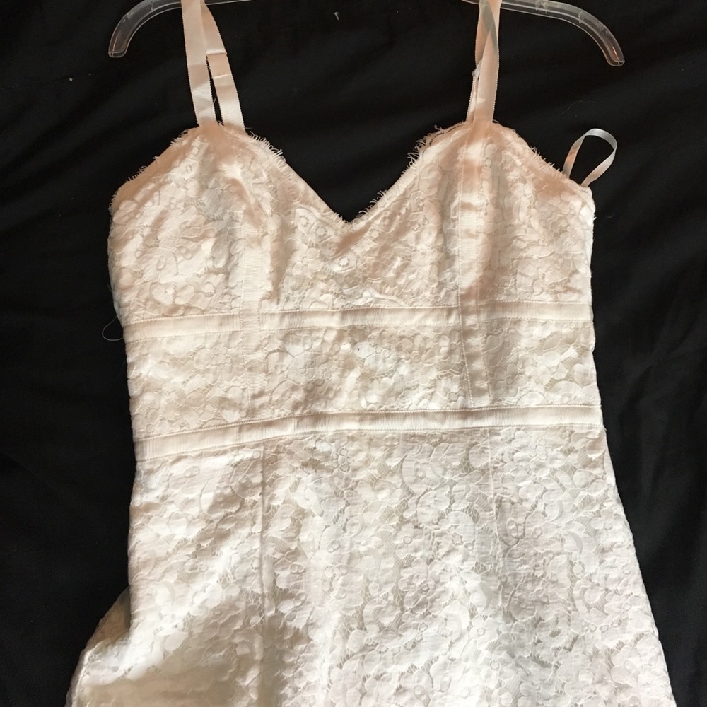 Lulus white lace dress