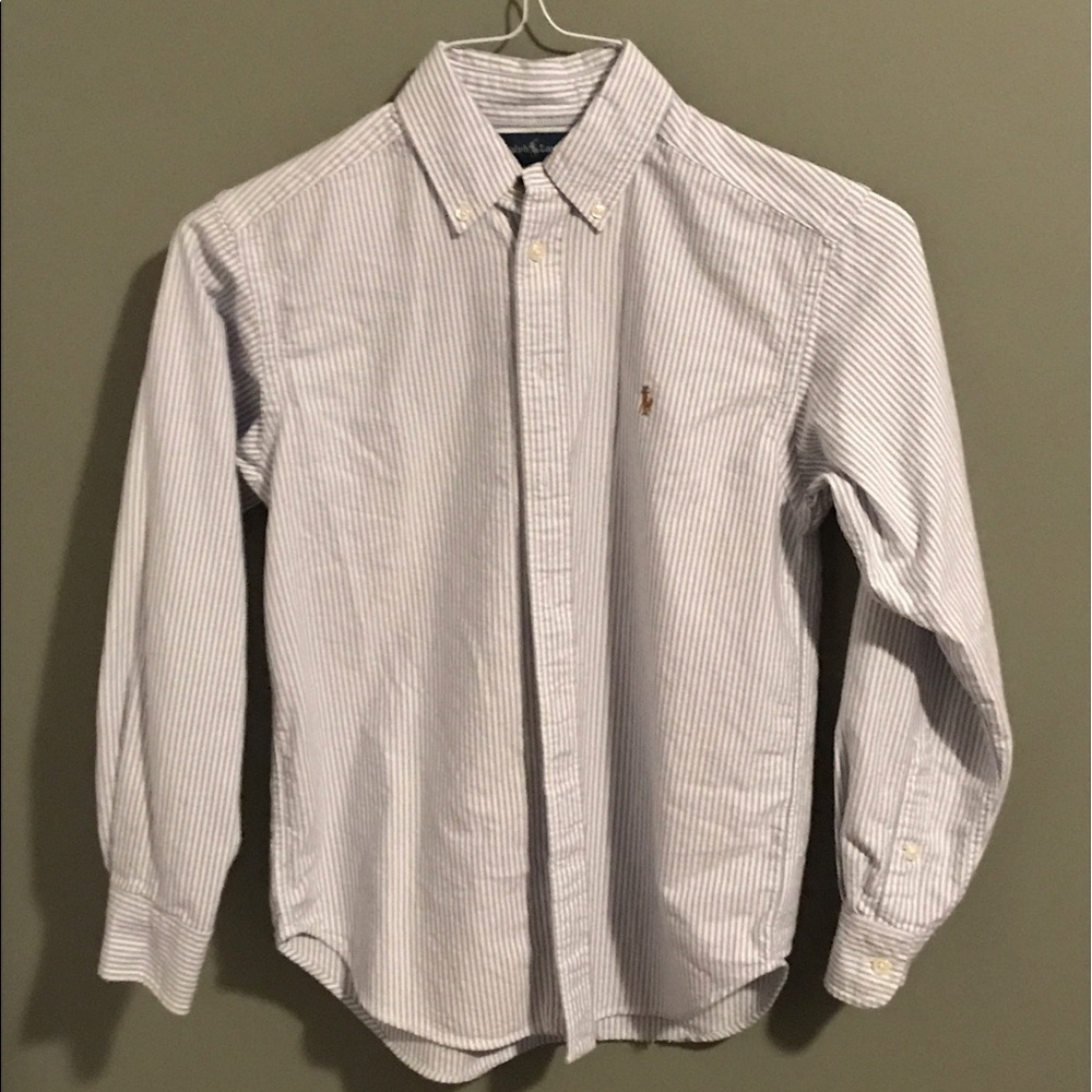 Boys Ralph Lauren SeerSuckers button down shirt