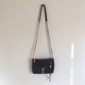 Rebecca Minkoff Mini Mac cross body black cherry