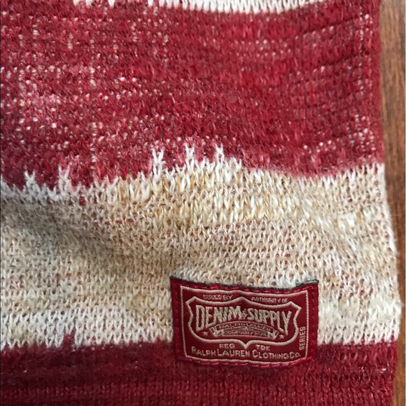 **SOLD Denim & Supply Flag Print Cardigan, L - Picture 4 of 7