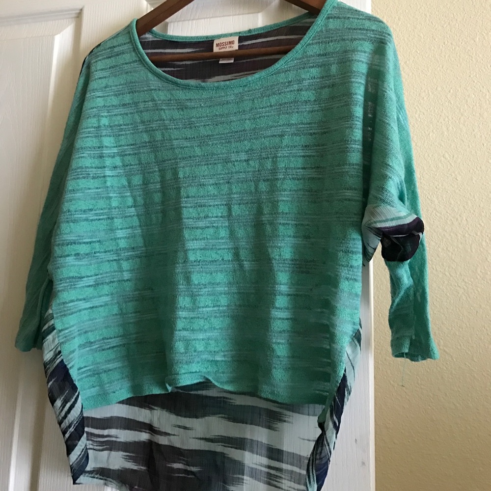 Mossimo Supply Co. Half Sleeve Blouse