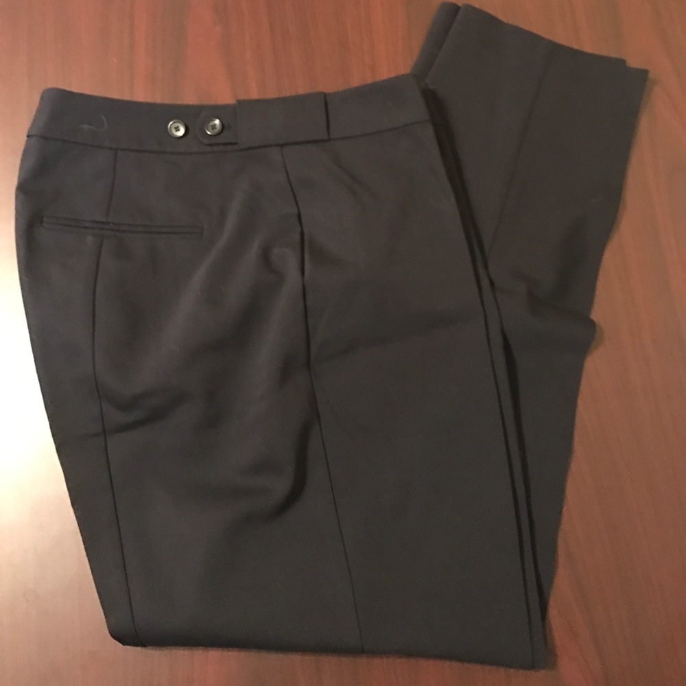 Ann Taylor navy slim dress pants