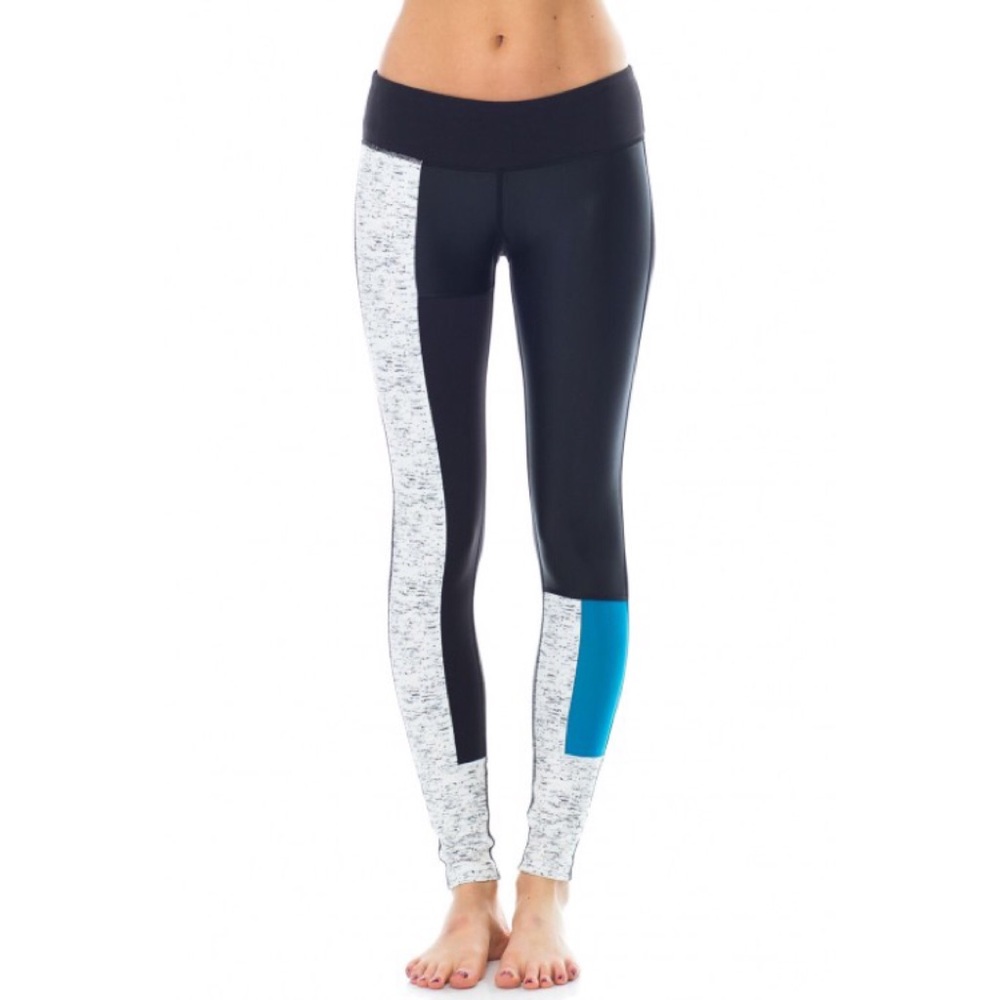 🆕Splits59 Black Color Block Mesh Workout Legging