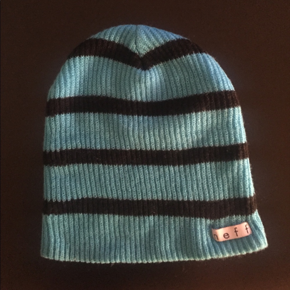 NEFF Blue and Black Beanie