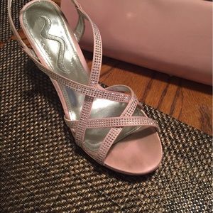 Dress shoes and clutch