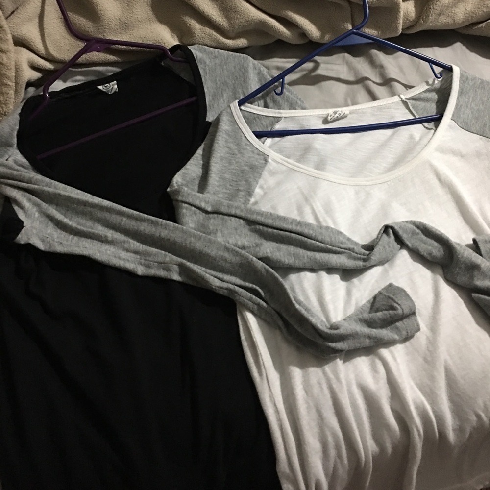 Lot of 2 LS Victoria's Secret shirts