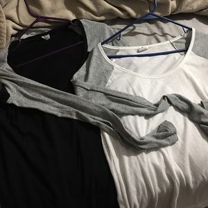 Lot of 2 LS Victoria's Secret shirts