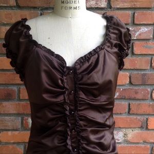 Brown Camisole Like Blouse