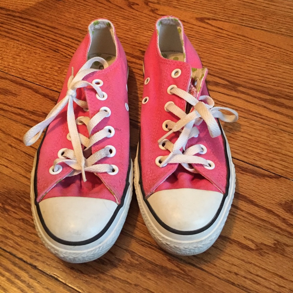 Pink Low Top Converse