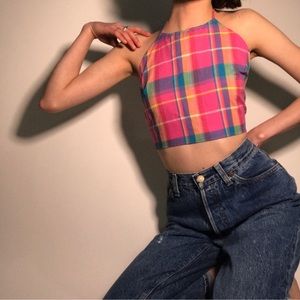 AA PLAID HALTER 💕