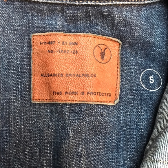 **SOLD Men's All Saints Slim Fit Denim S - Picture 3 of 5