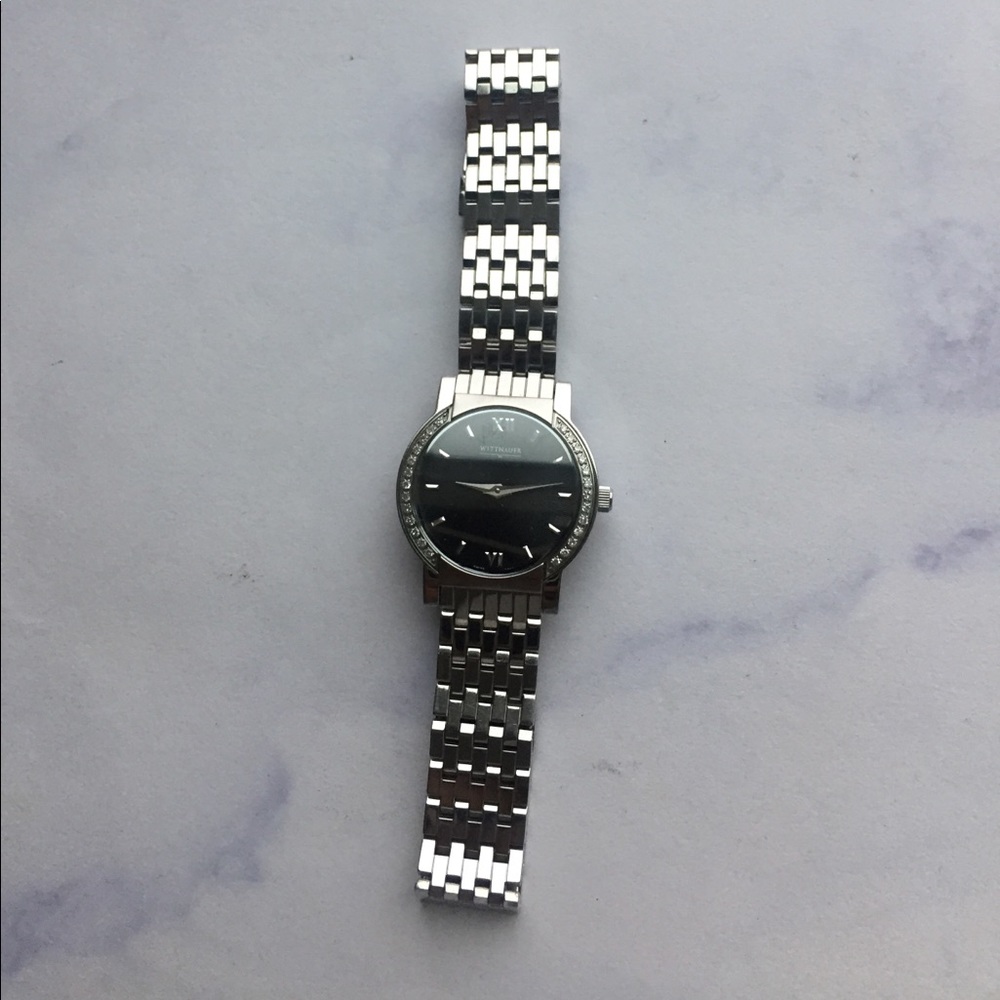 Silver stainless watch