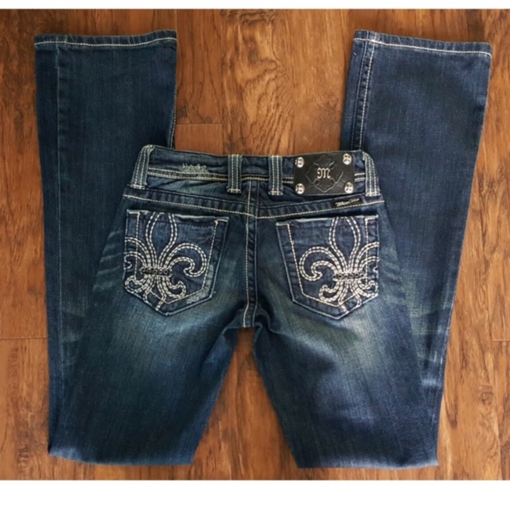 Distressed Bootcut Miss Me Jeans