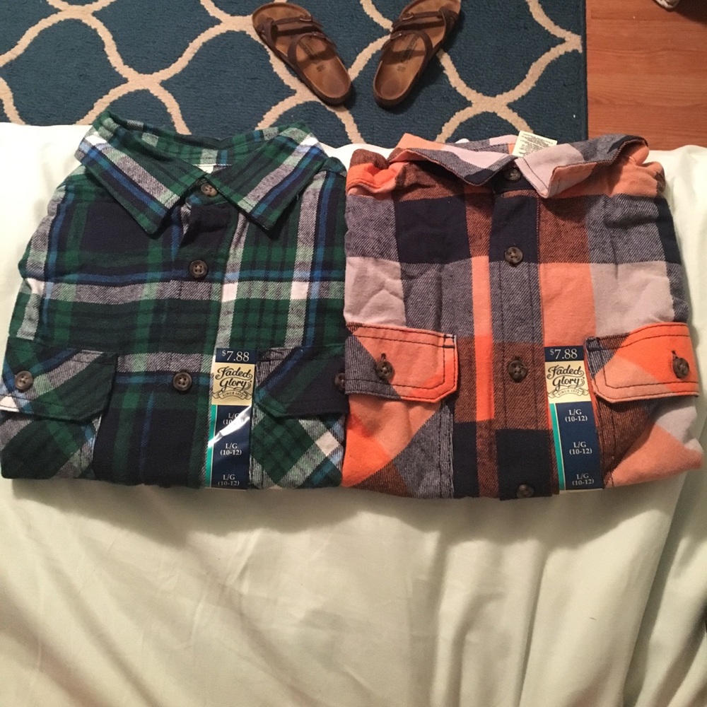 Kids flannels