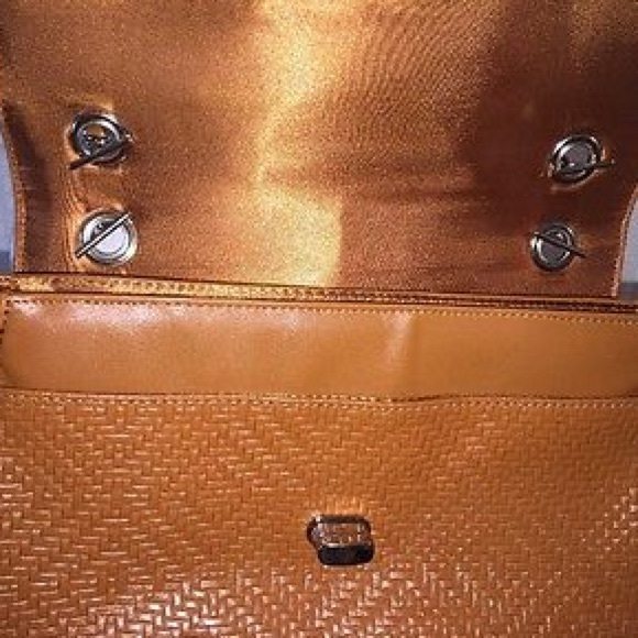 Paradox Leather Brown shoulder handbag purse - Picture 5 of 5