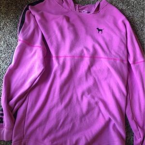 Pink Victoria secrets light weight hoodie
