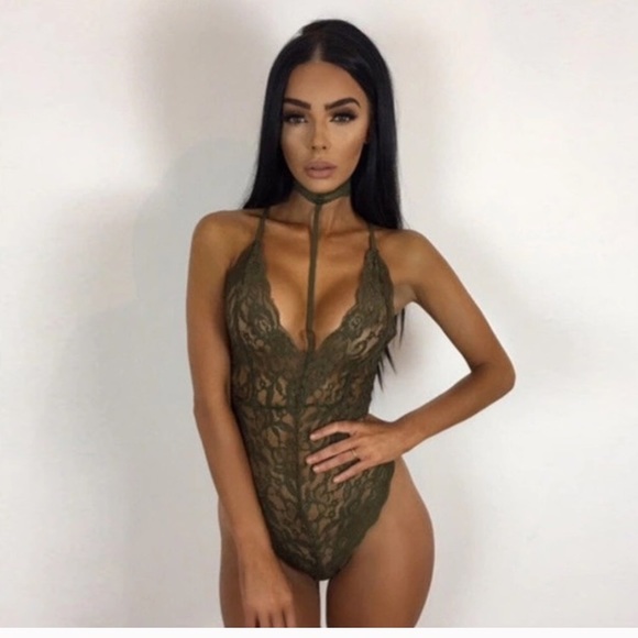 Other - One Piece Choker Lingerie