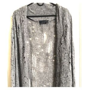 Silver Cardigan; Fancy Grunge
