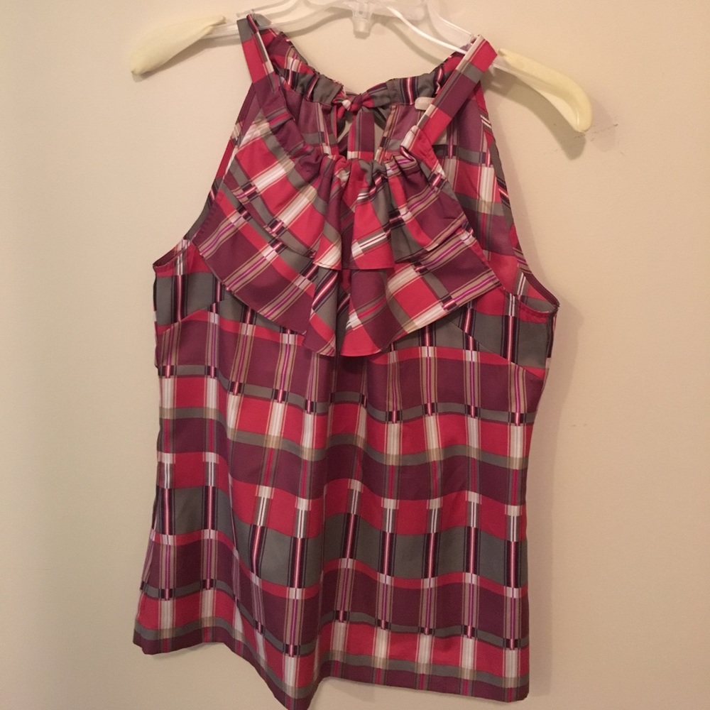 Banana Republic tie neck top