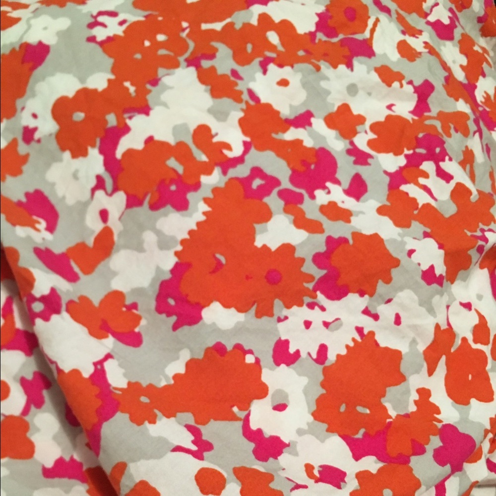 West Elm King-Sized Floral Camo Duvet Cover