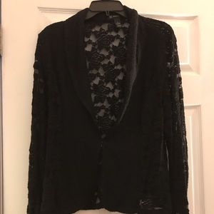 INC black lace blazer - XL